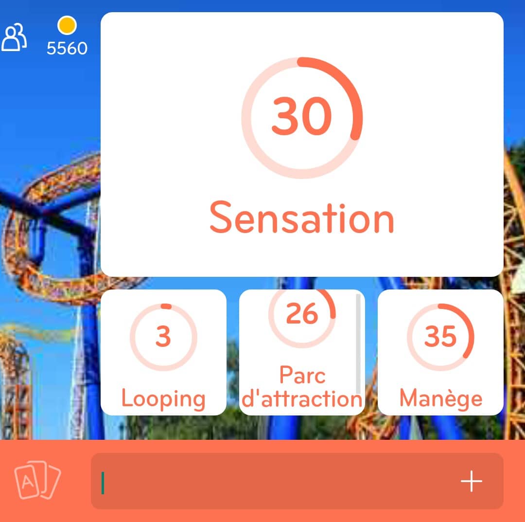 Images des solutions, réponses et aide pour le niveau 80 : Photo d'un manège du jeu mobile 94%