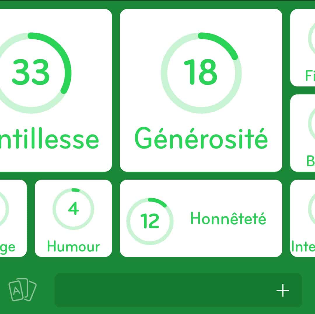Images des solutions, réponses et aide pour le niveau 61 : Une qualité du jeu mobile 94%