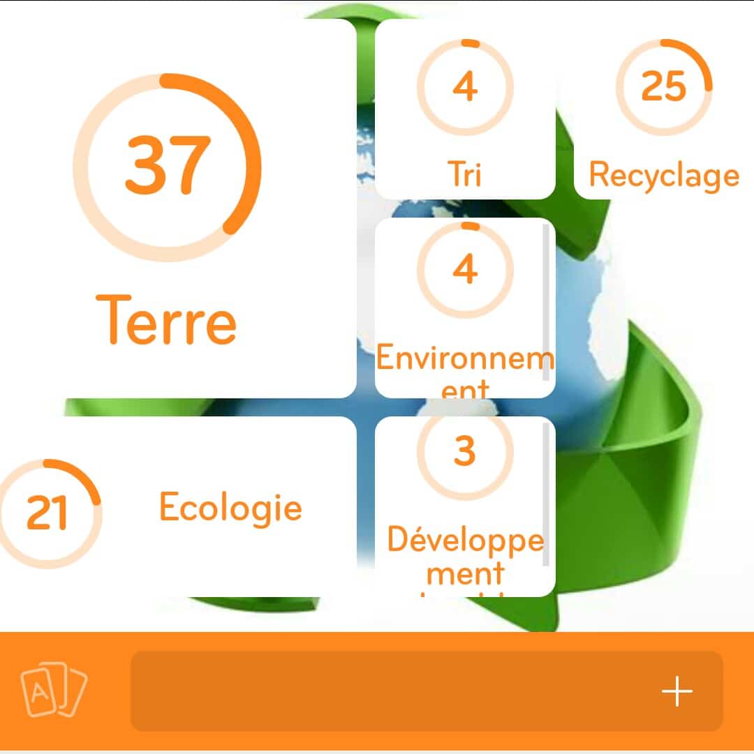 Images des solutions, réponses et aide pour le niveau 75 : Photo de la Terre du jeu mobile 94%