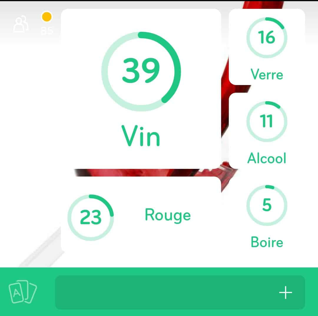 Images des solutions, réponses et aide pour le niveau 9 : Photo vin du jeu mobile 94%