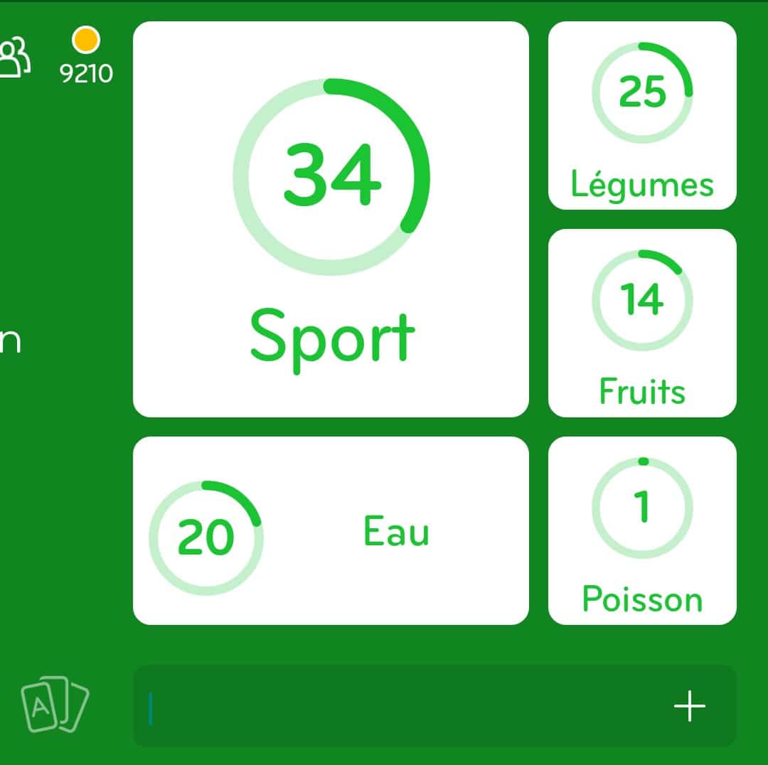 Images des solutions, réponses et aide pour le niveau 153 : C’est conseillé lors d’un régime du jeu mobile 94%