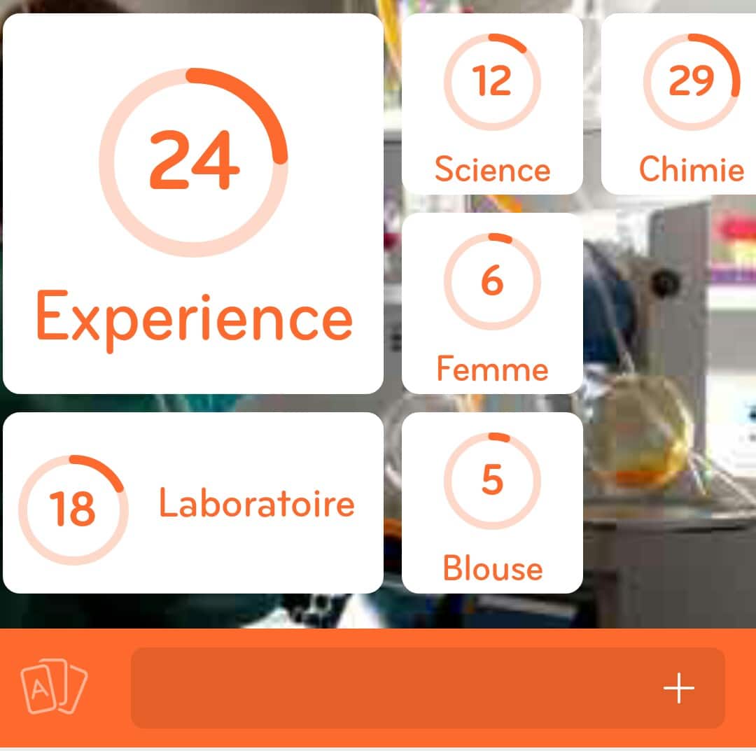 Images des solutions, réponses et aide pour le niveau 170 : Photo d'une laborantine du jeu mobile 94%