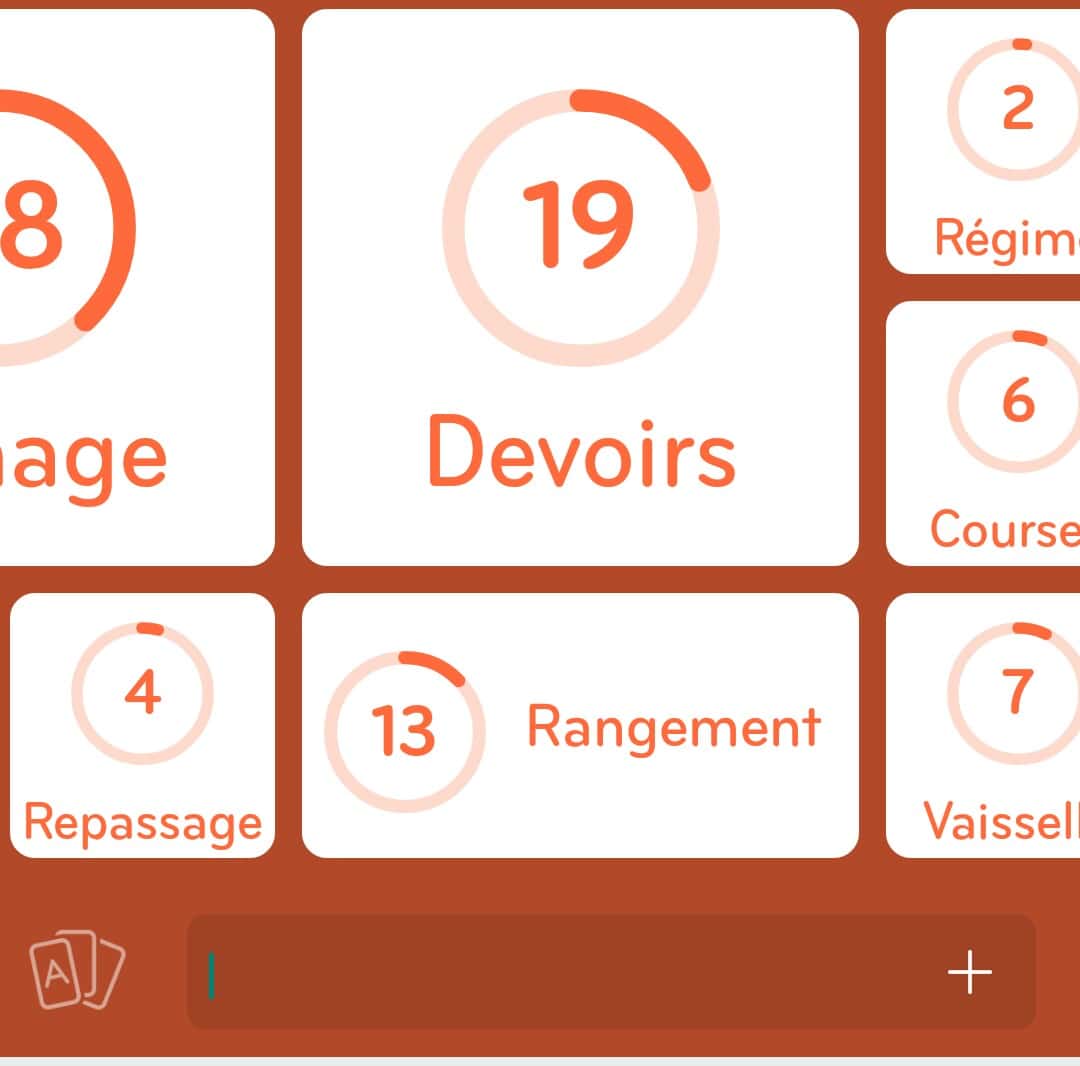 Images des solutions, réponses et aide pour le niveau 173 : Choses que l’on remet toujours au lendemain du jeu mobile 94%