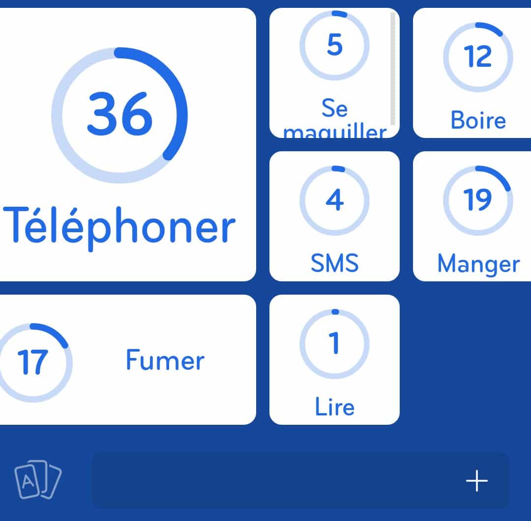 Images des solutions, réponses et aide pour le niveau 182 : Il ne faut pas le faire au volant et pourtant ... du jeu mobile 94%