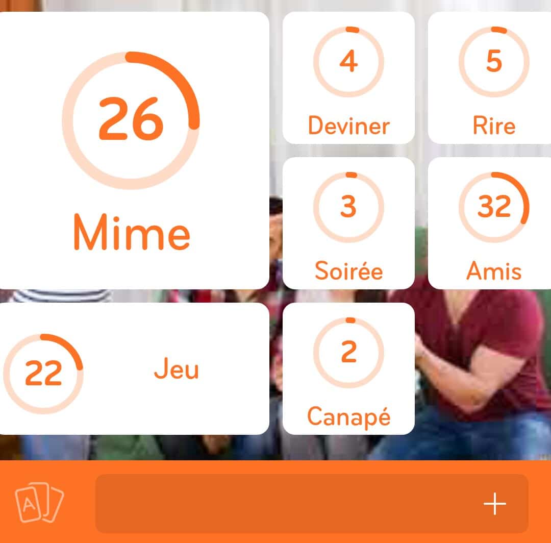 Images des solutions, réponses et aide pour le niveau 215 : Photo d'une party game entre amis du jeu mobile 94%