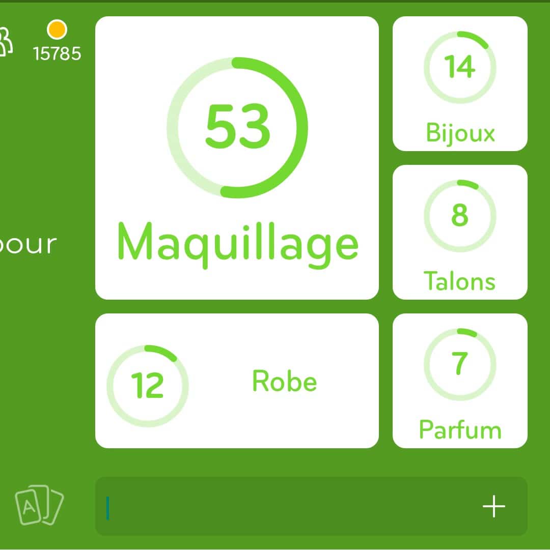 Images des solutions, réponses et aide pour le niveau 250 : Les femmes en mettent pour se faire belles du jeu mobile 94%
