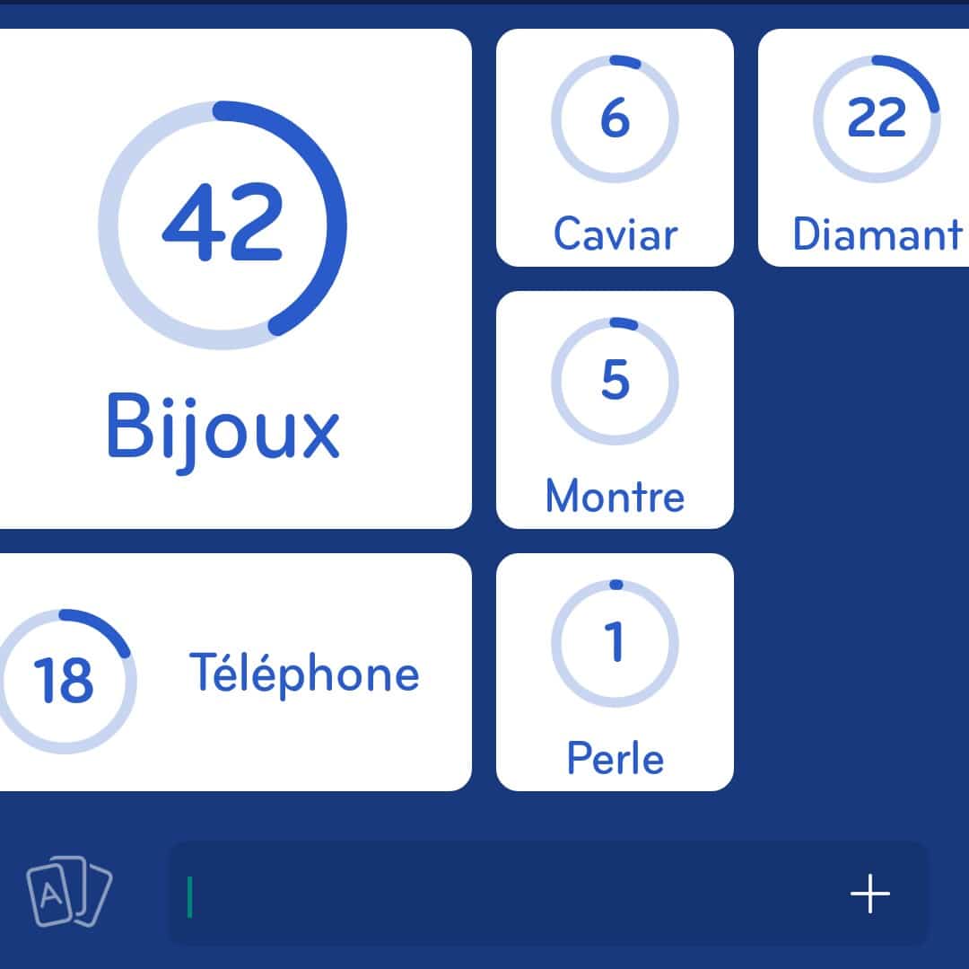 Images des solutions, réponses et aide pour le niveau 273 : C’est très petit mais cher du jeu mobile 94%