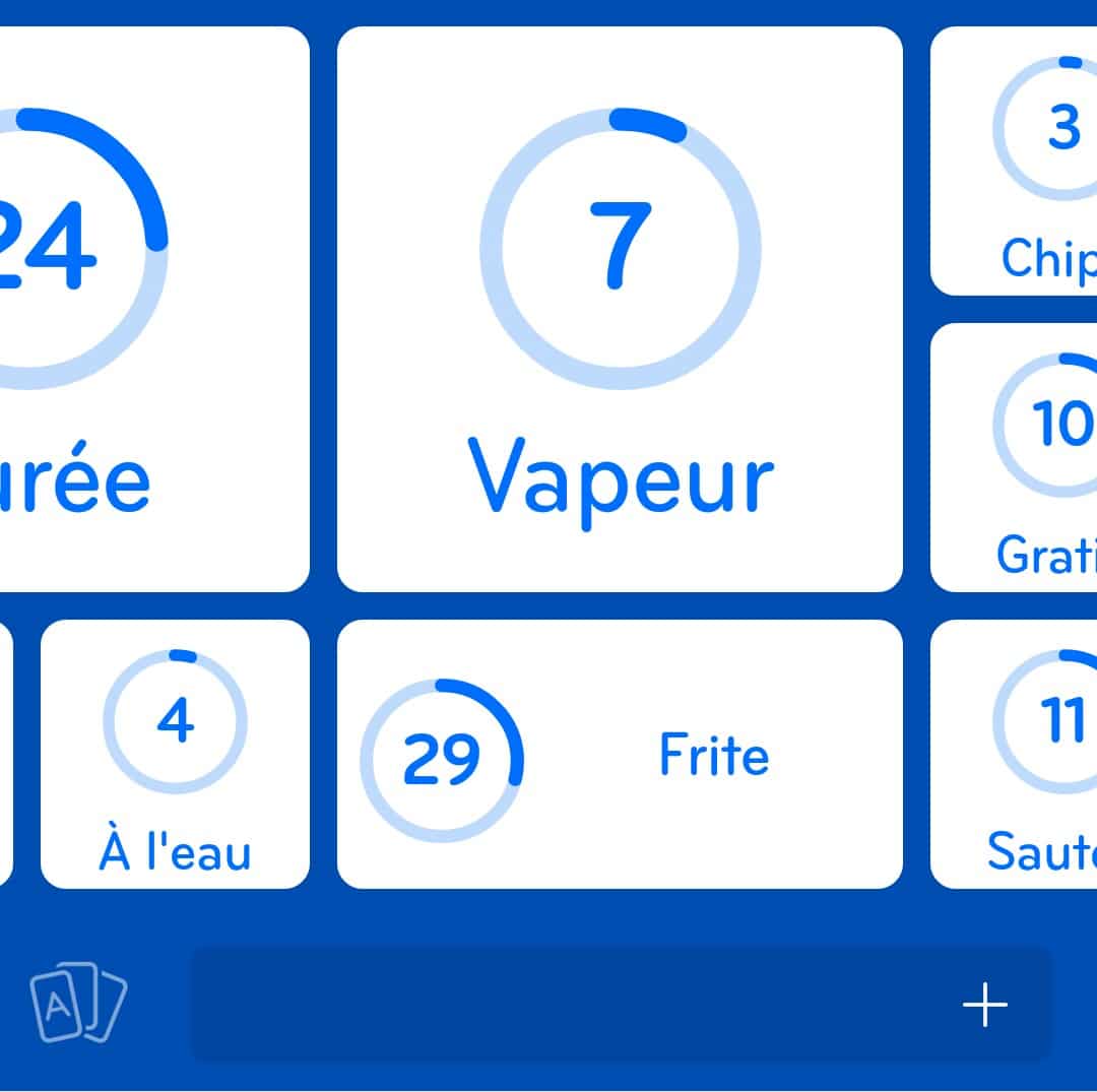Images des solutions, réponses et aide pour le niveau 275 : Façons de préparer la pomme de terre du jeu mobile 94%