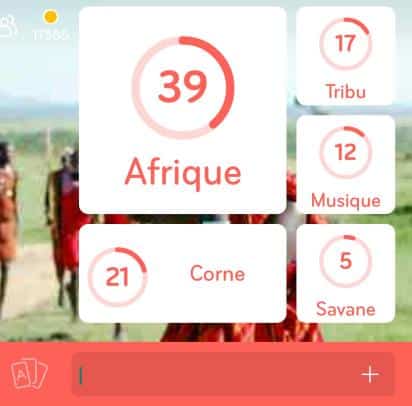 Images des solutions, réponses et aide pour le niveau 266 : Photo de cornes africaines du jeu mobile 94%