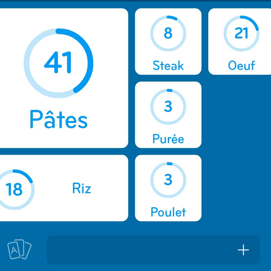 Images des solutions, réponses et aide pour le niveau 277 : Tout le monde peut le cuisinier du jeu mobile 94%