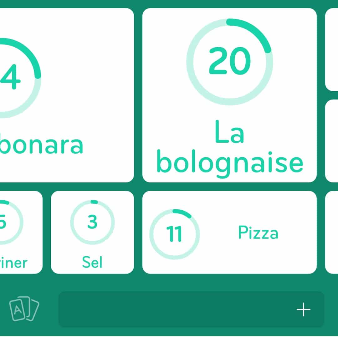 Images des solutions, réponses et aide pour le niveau 285 : Il existe des pâtes à… du jeu mobile 94%