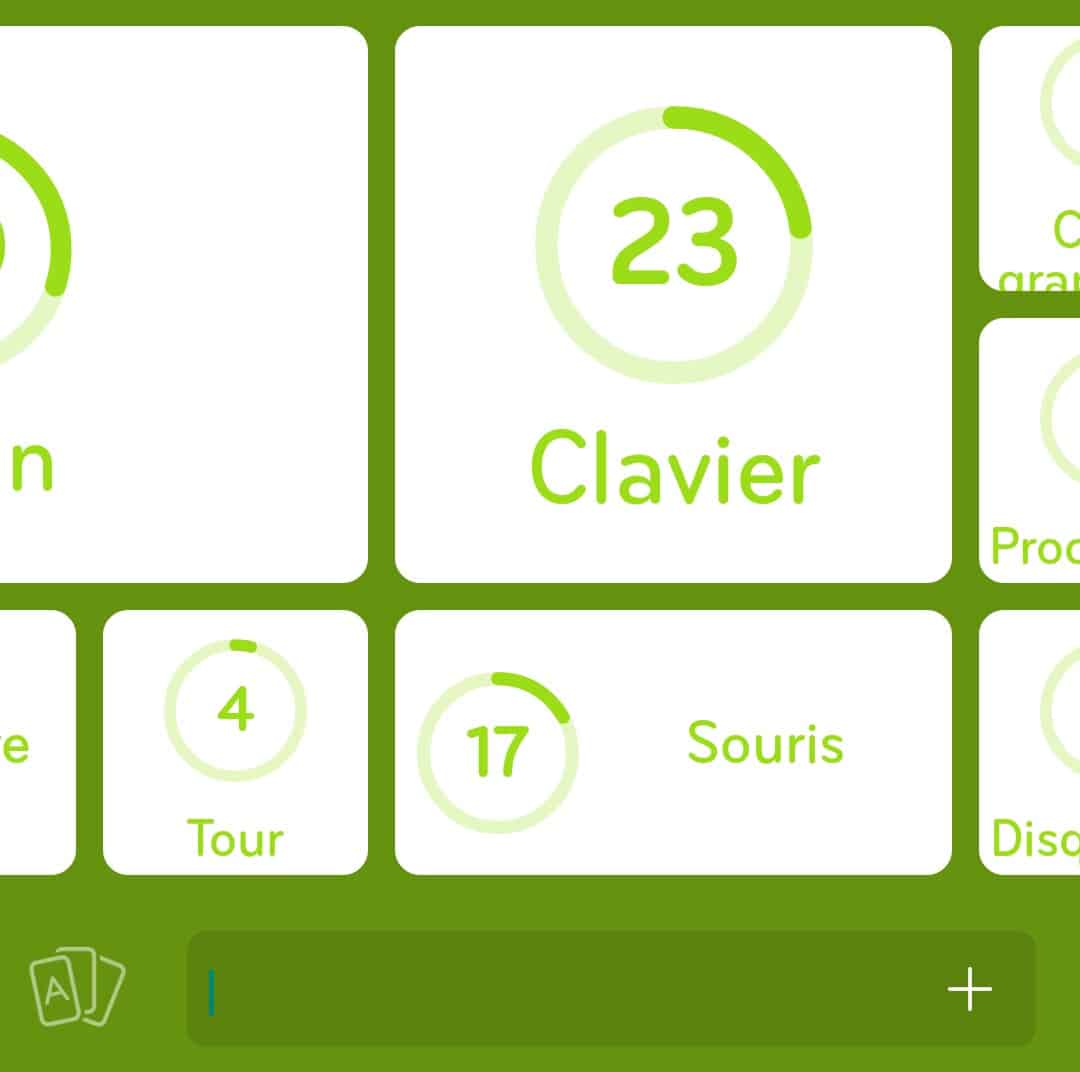 Images des solutions, réponses et aide pour le niveau 299 : Composant d’un ordinateur du jeu mobile 94%
