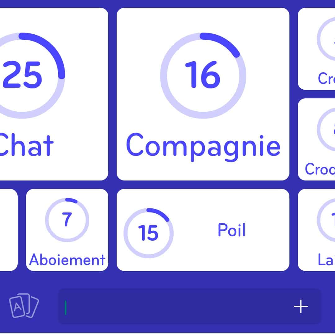 Images des solutions, réponses et aide pour le niveau 87 : Chien du jeu mobile 94%