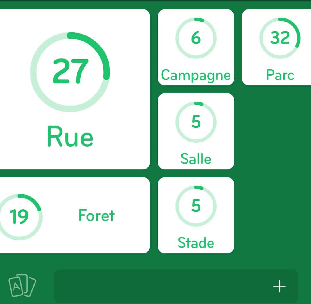 Images des solutions, réponses et aide pour le niveau 333 : Un endroit où les gens font leur jogging du jeu mobile 94%