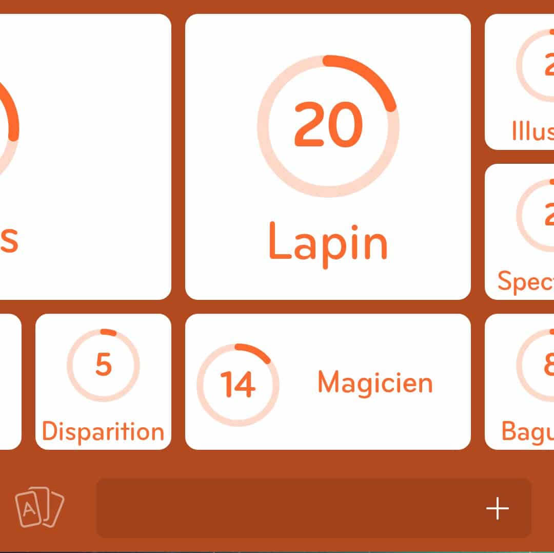 Images des solutions, réponses et aide pour le niveau 355 : Tour de magie du jeu mobile 94%