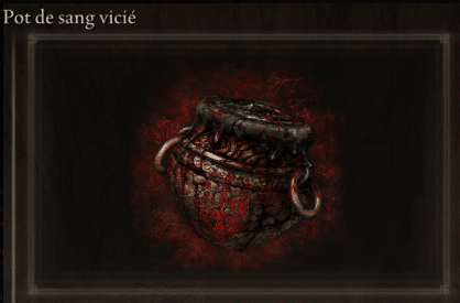 Изображение горшка с застоявшейся кровью в Elden Ring