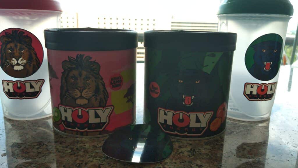 pot holy energy lion's lemonade and Peach panther received in thailand.