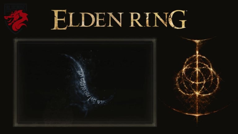 黒いナイフのグリフElden Ring」のイラスト。