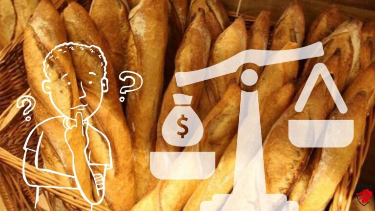 Illustration for our article "How much does a baguette weigh and how much does it cost?