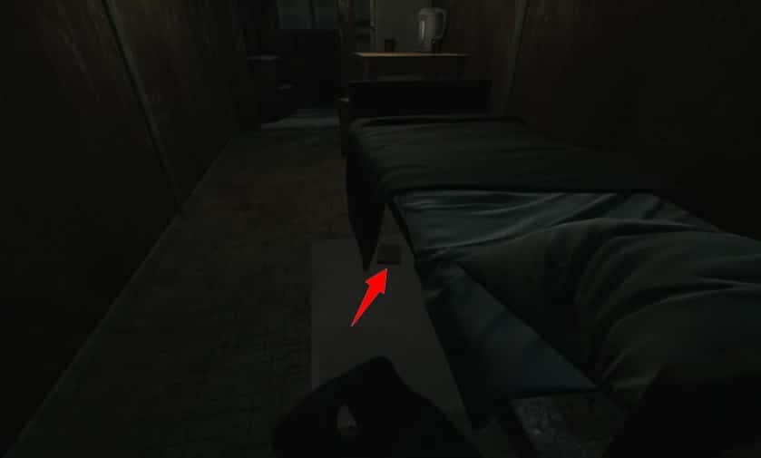 Sandaran di bawah tempat tidur
