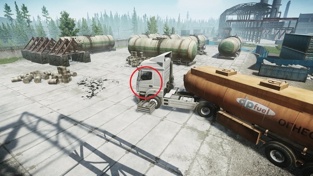 what does the tarkov construction machine look like