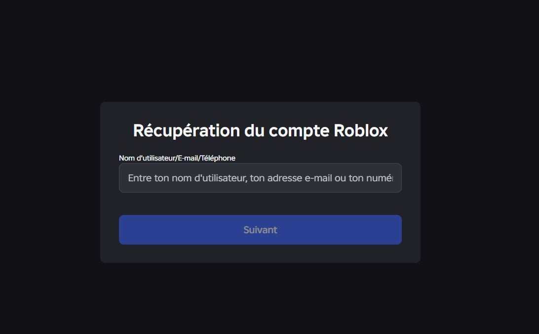 Robloxアカウントの復旧。.