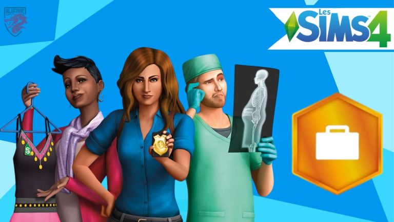 Bildillustration für die Liste aller Berufe in Die Sims 4