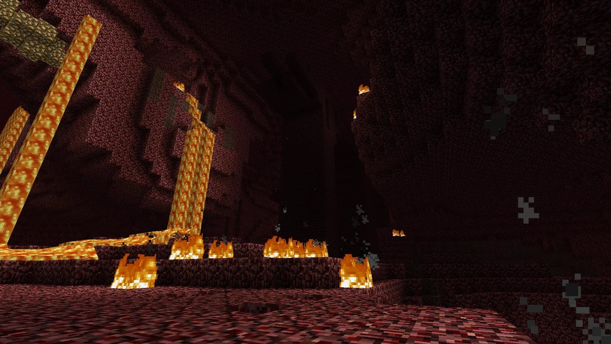 Nether fortress in Minecraft