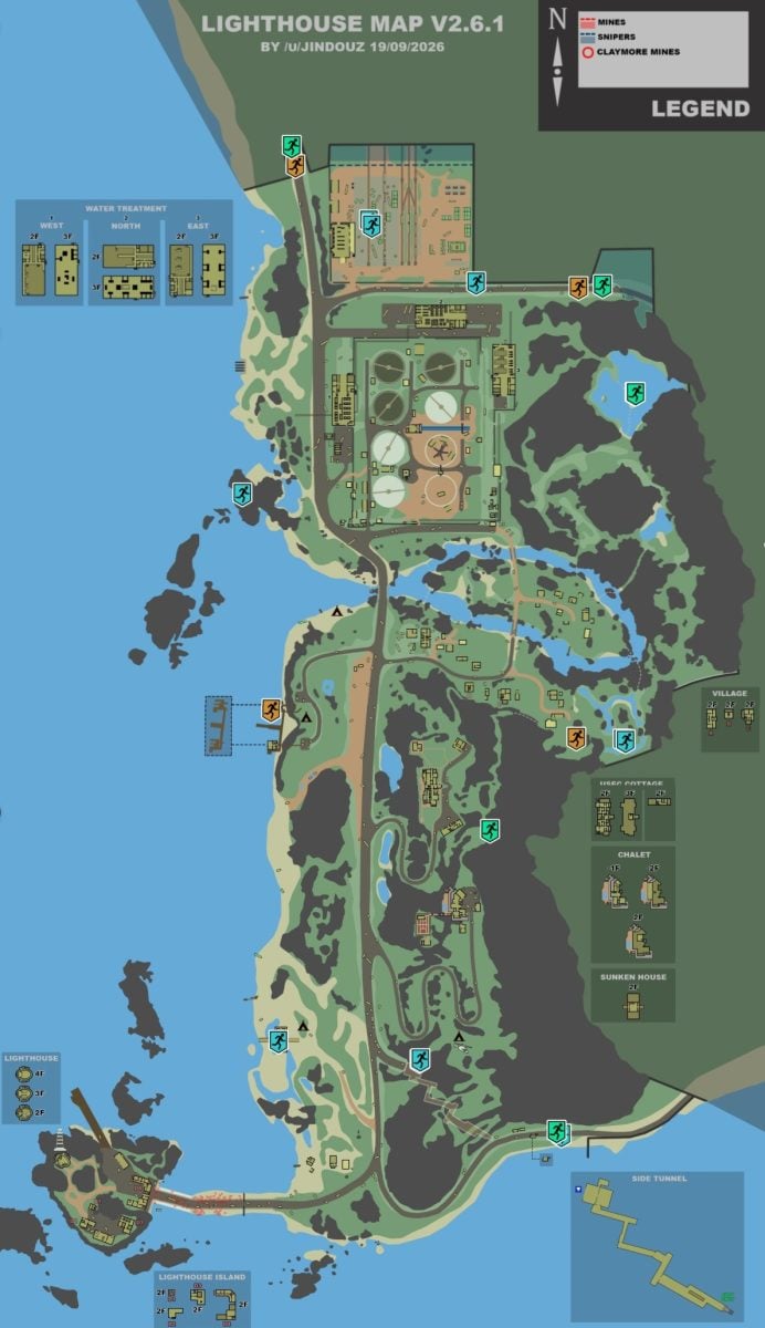 Kort over Phare på Escape From Tarkov (opdateret)