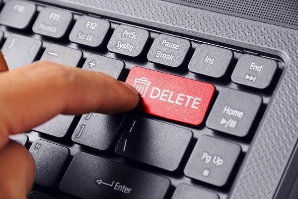 Image illustrating the importance of the "Delete" key on all domains. Image taken via the Internet