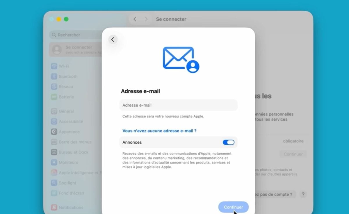 Ligesom på iPhone kan du oprette en gratis iCloud-e-mailadresse direkte fra din Mac. 