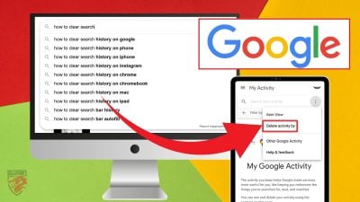 Googleの検索履歴を削除する方法
