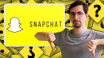 Hvorfor Snapchat er dårlig