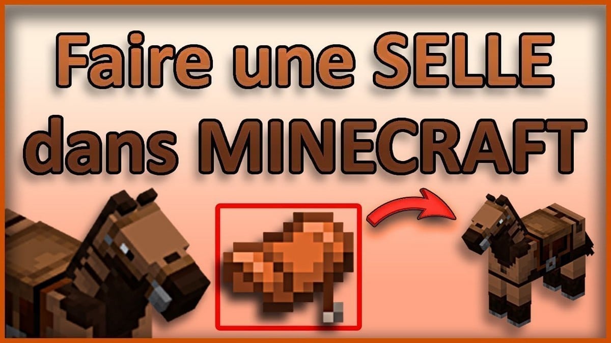 Illustrazione per sella in Minecraft | Immagine presa da Internet