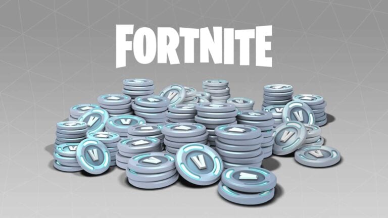 Image Illustration of V-Bucks on Fortnite