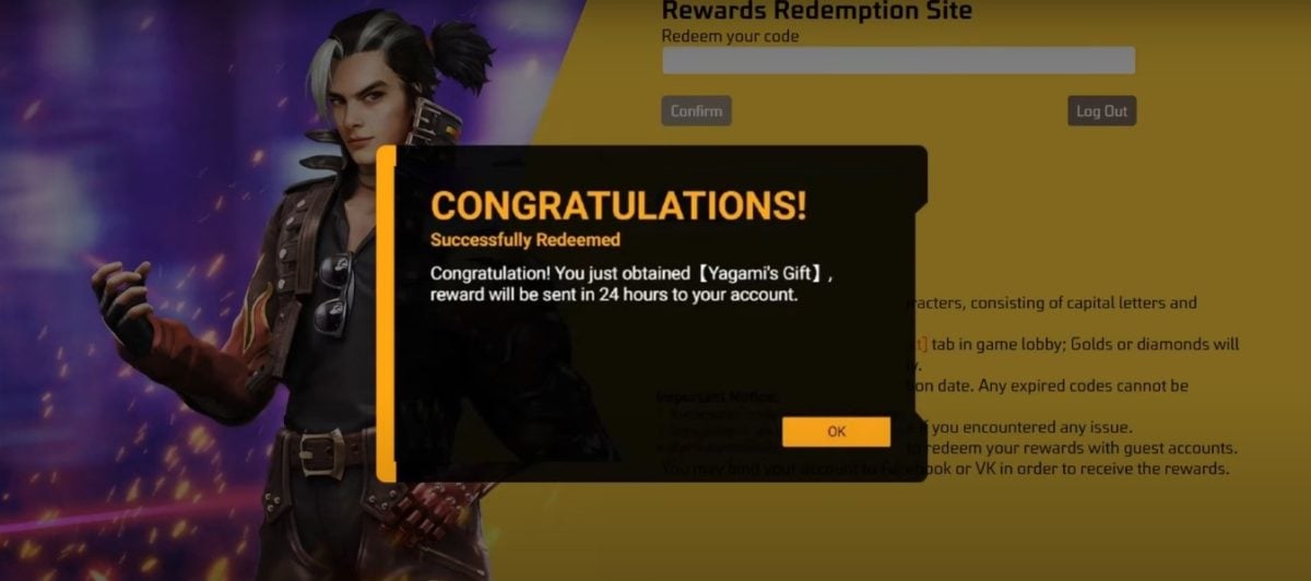 Code GARENA FREE FIRE : Complete list (updated) August 2025