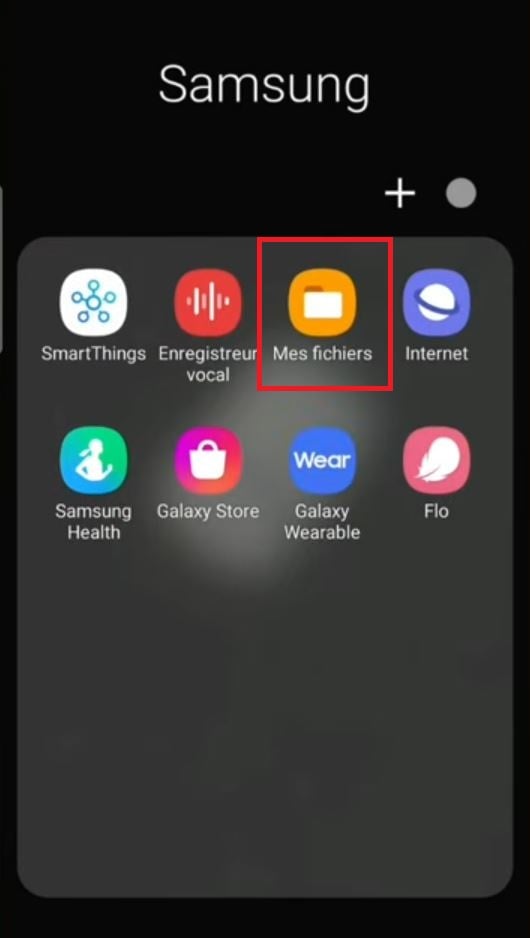 Откройте приложение «Мои файлы» на телефоне Samsung.