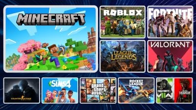 Топ-10 самых играемых игр в мире
