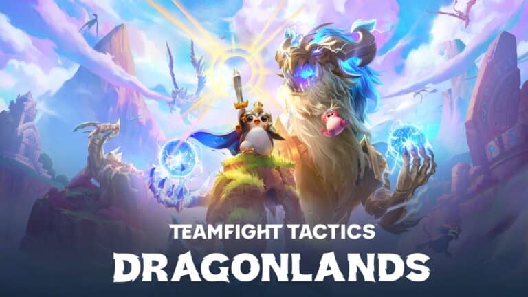 (Teamfight Tactics: Epic Games サイトの Dragonlands)