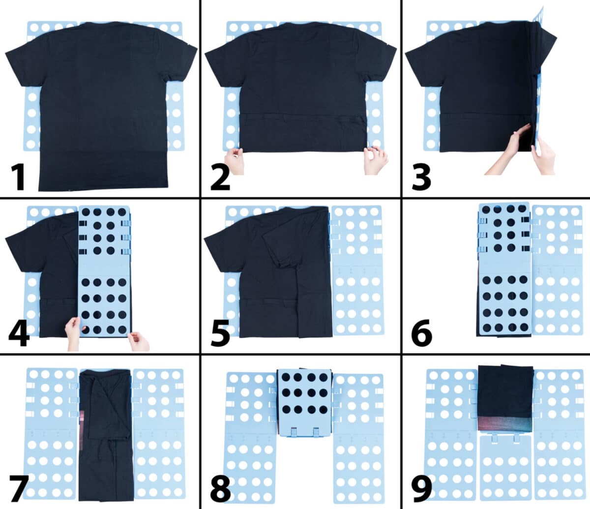 BoxLegend V3 Plieur de Vetement T Shirts Plieur de Linge Enfants