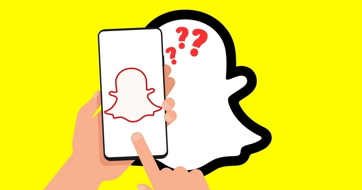 Bild, das einen Nutzer zeigt, der sich fragt, was der rote Snap ist