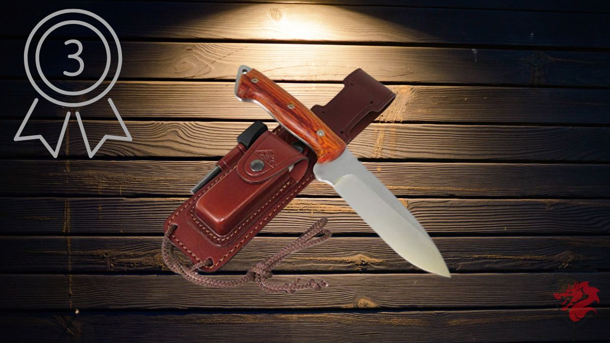 Bildliche Darstellung des CDS-Survival Messers CELTIBERO, Taschenmodell