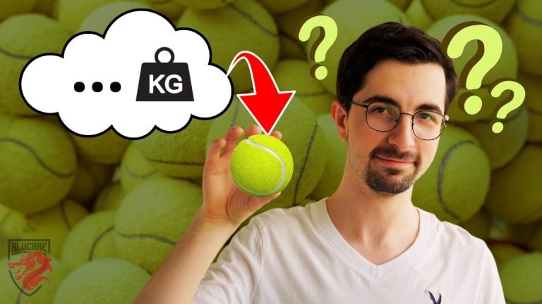 Wie viel wiegt ein Tennisball