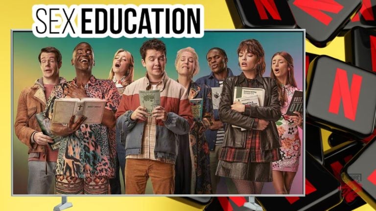 Imagen de los protagonistas de la serie de Netflix educación sexual