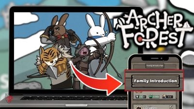 Encontre uma família no jogo Archer Forest