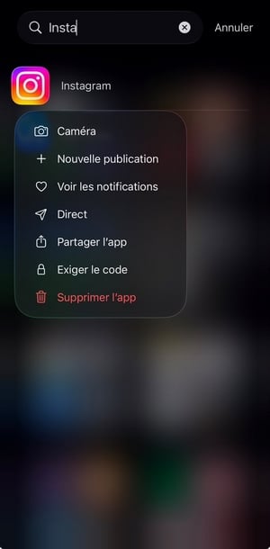 Cercare un'app nella libreria delle app sull'iPhone