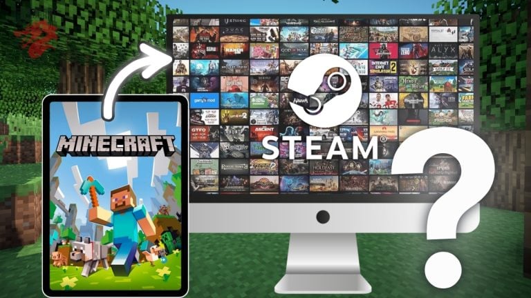 Illustration af Minecraft på Steam