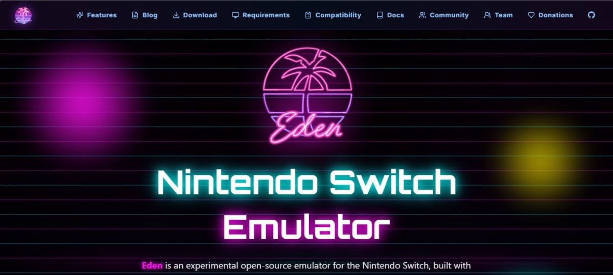 Eden Emulator Home Page