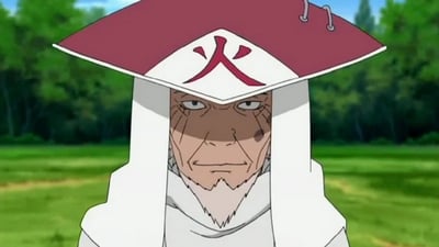 Illustrazione del 3° Hokage - Hiruzen Sarutobi