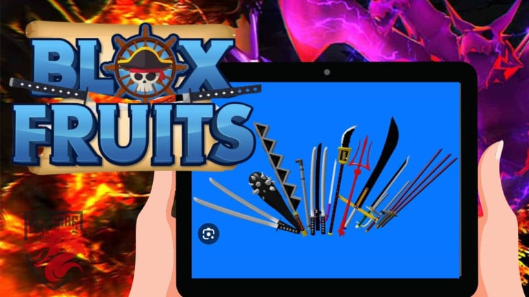 Illustration til "Roblox Blox Fruit Everything you need to know about swords".